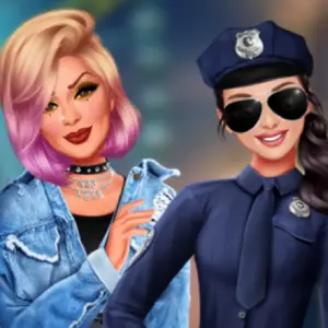 العاب بنات وتلبيس شرطيات جميلات