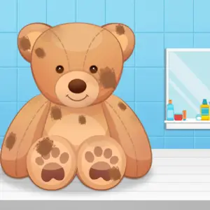 العاب رعاية دب صغير